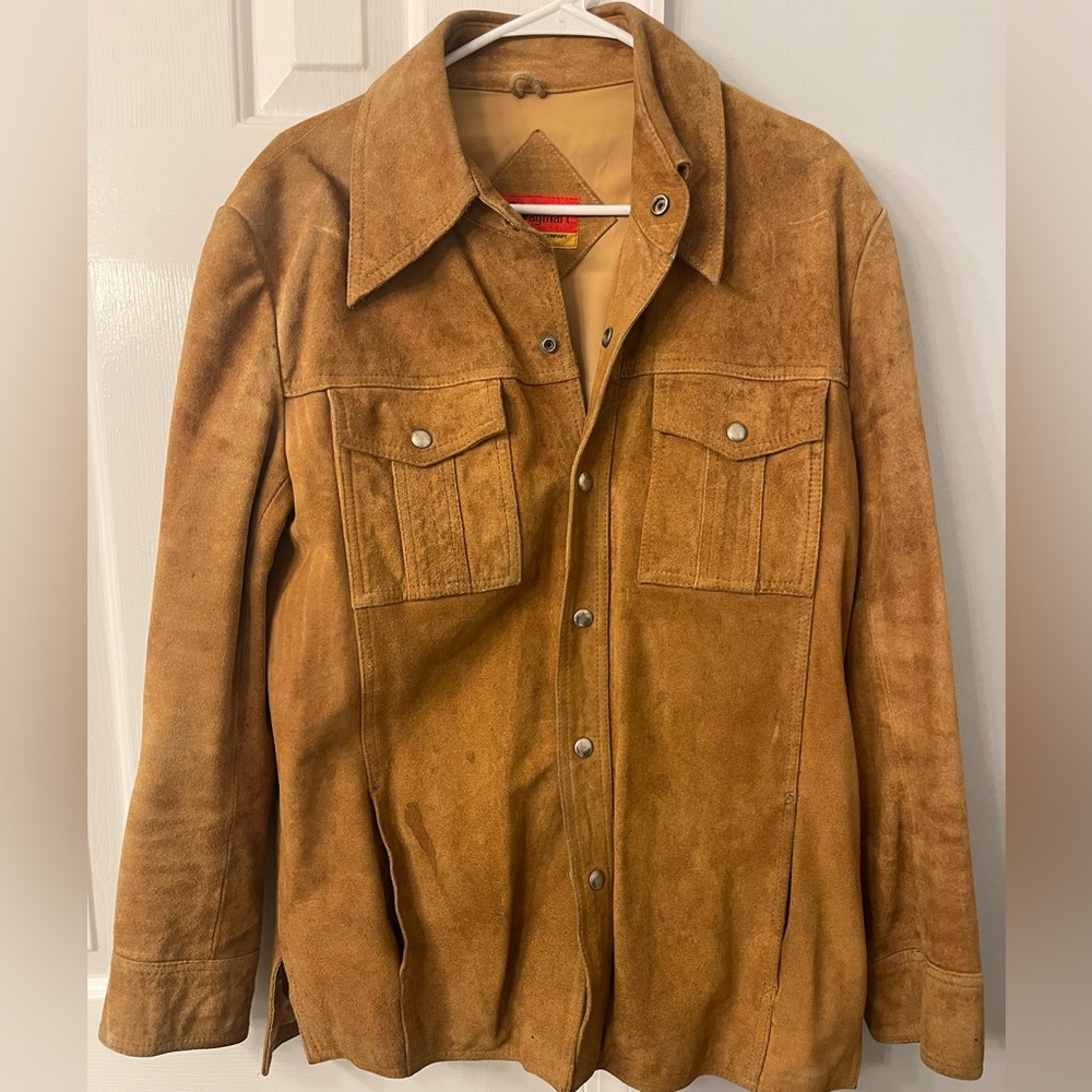 Fantastic suede vintage jacket/shirt L